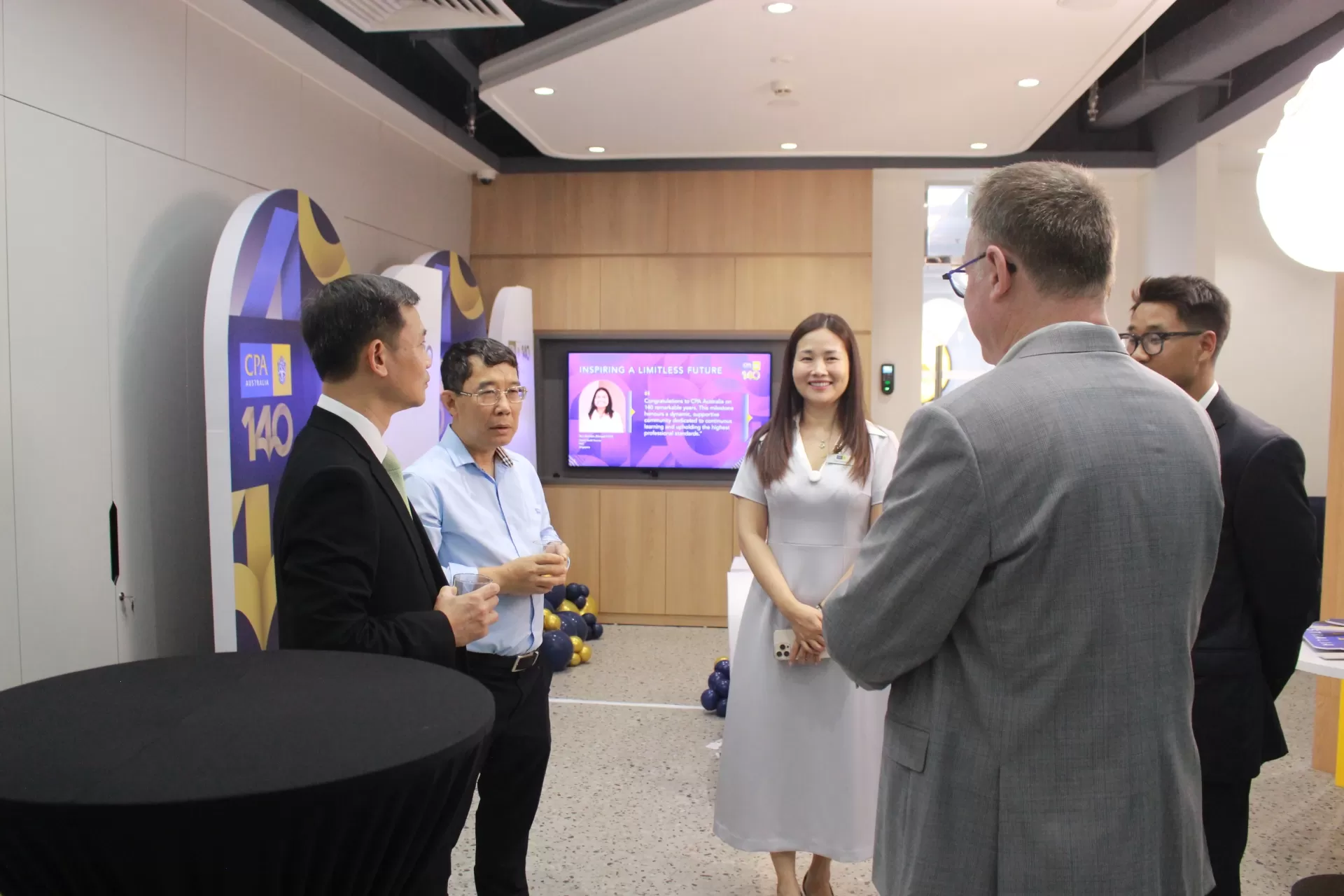 Senior members of FCPA Australia attend the 140th Anniversary Celebration of CPA Australia in Hanoi.