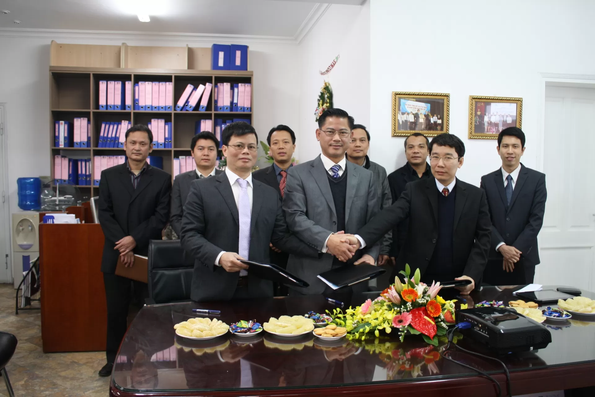 Consulting Contract Signing Ceremony